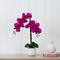 19" Artificial Purple Orchid with Decorative Vase
